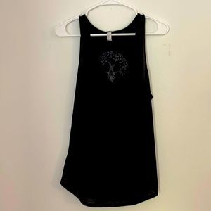 Bella canvas yoga black tank top